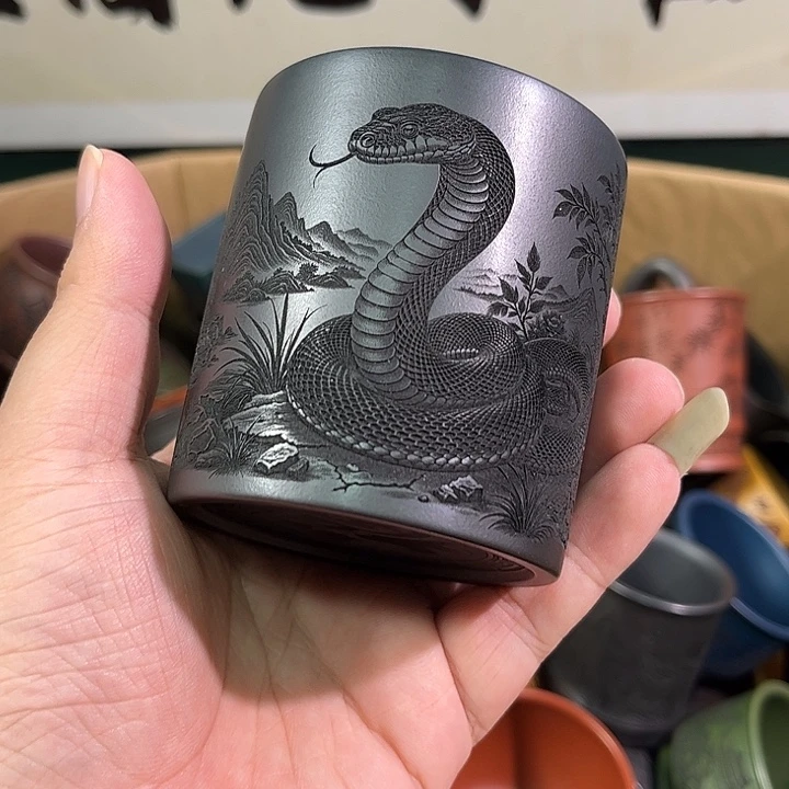 茶杯紫砂全手工紫砂主人杯