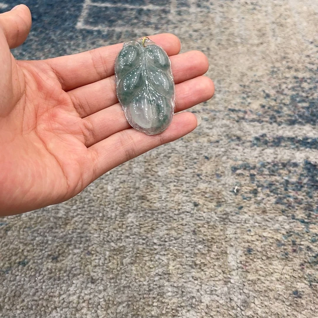 定制翡翠叶子未镶嵌C****?