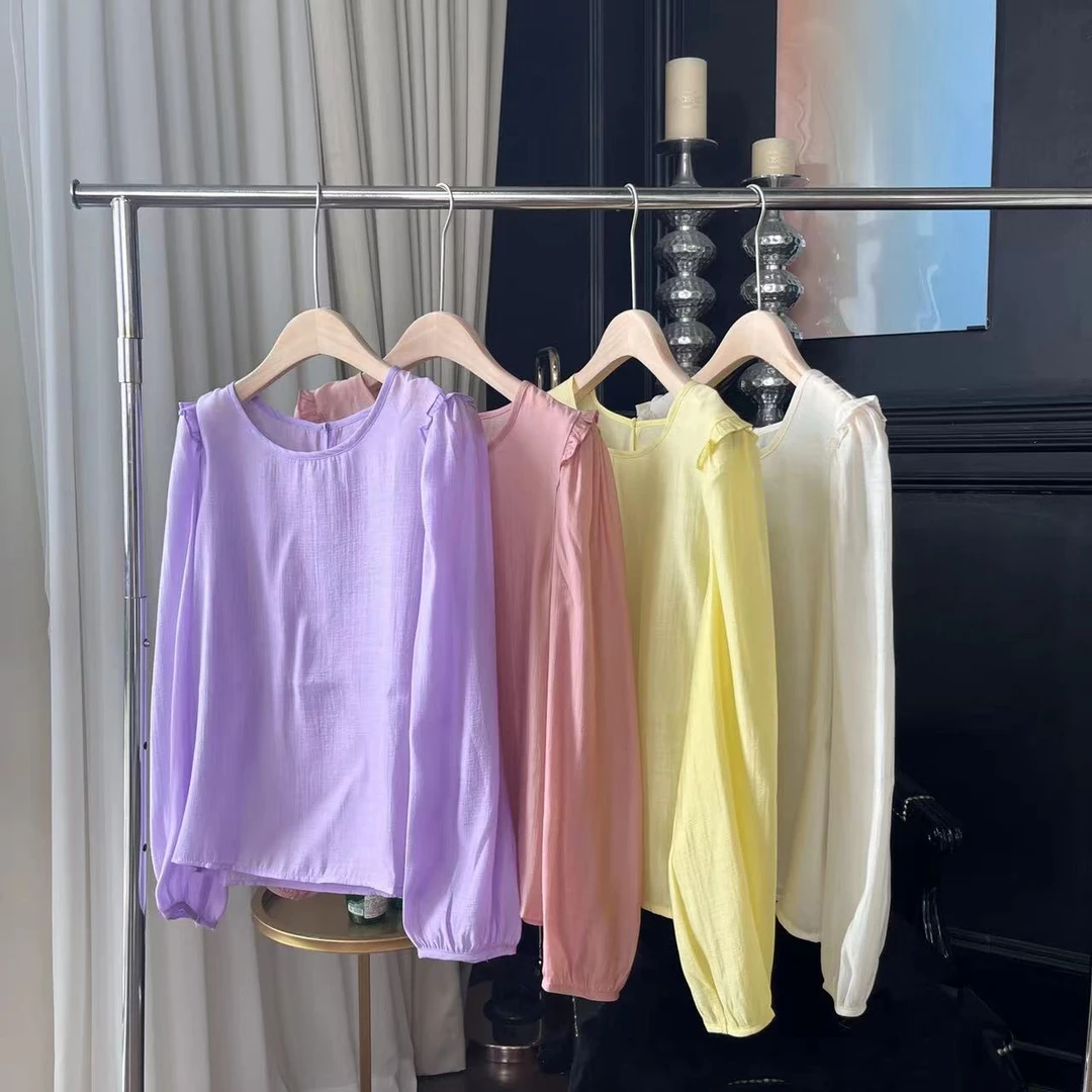 23029四色圆领小衫