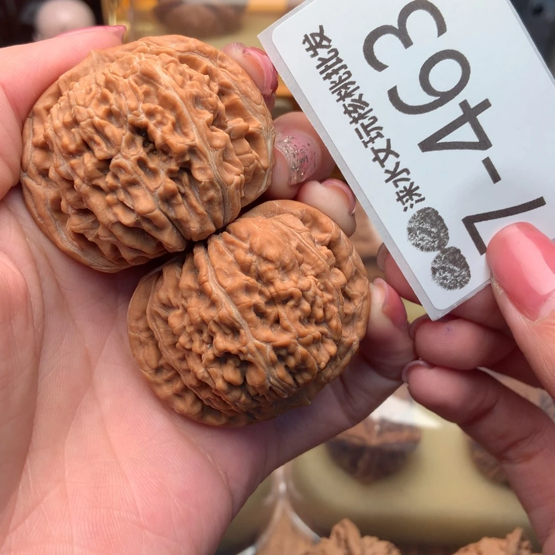 文玩核桃把件45四座楼