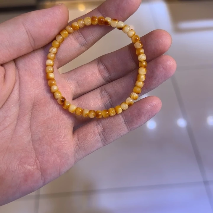 手链琥珀未镶嵌蜜蜡