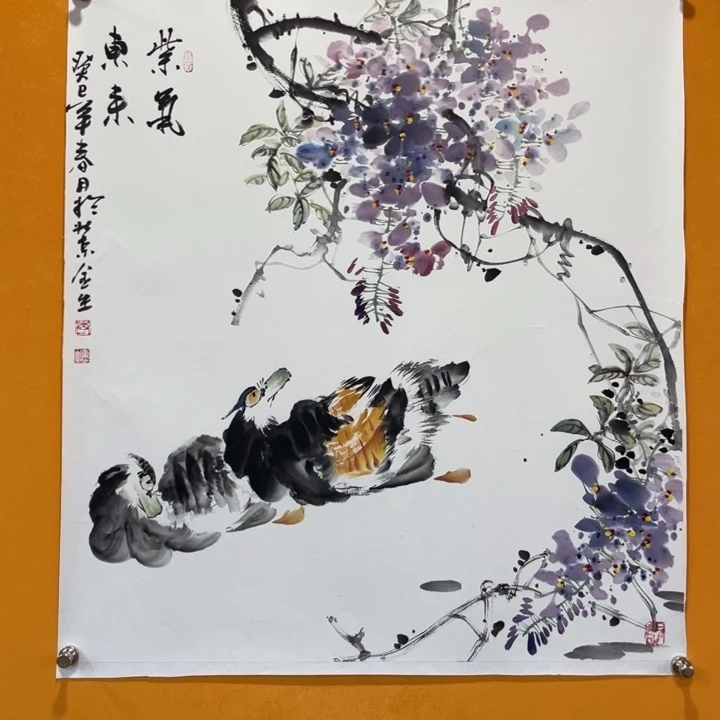 国画李川浦精品花鸟画