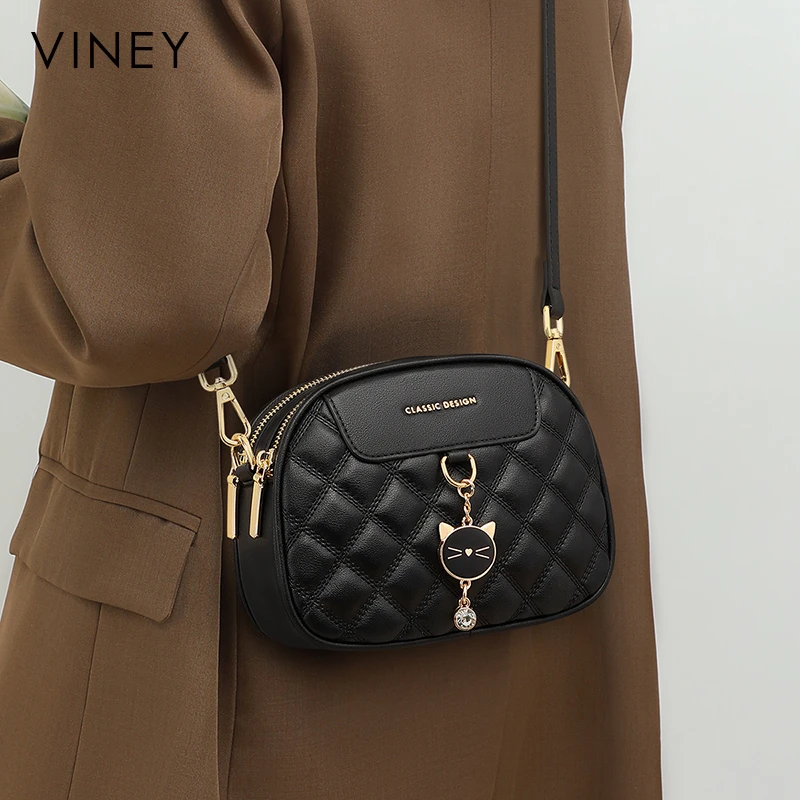 Viney包包女2025新款轻奢品牌上档次斜挎包生日礼物送女友送老婆