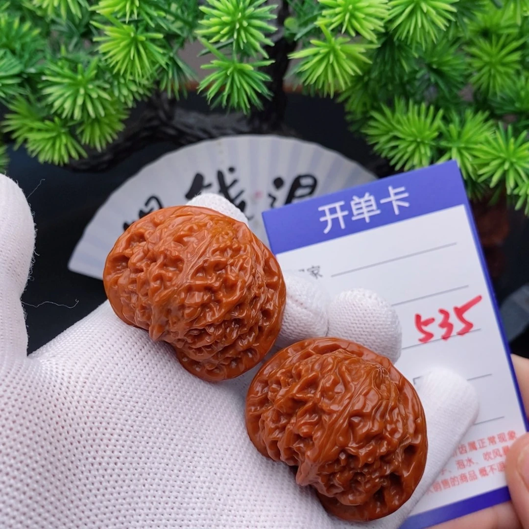 文玩核桃把件40宫灯535