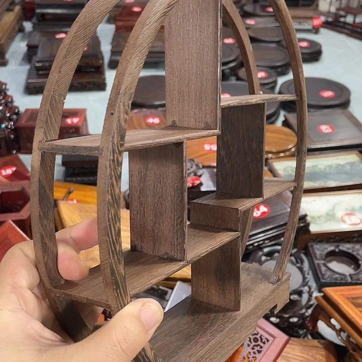 香榧木红木底座工艺品