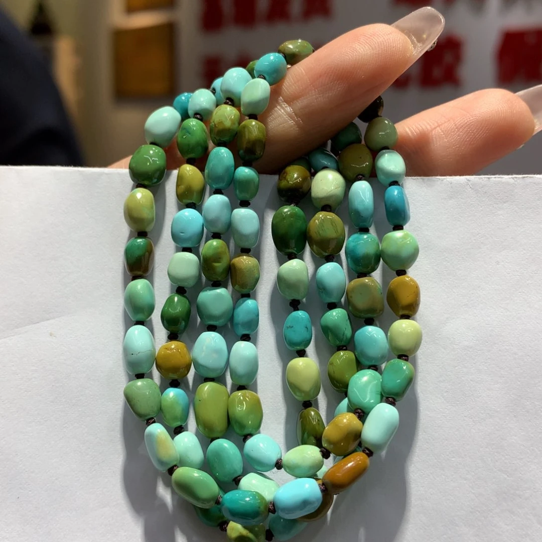 未镶嵌绿松石长链