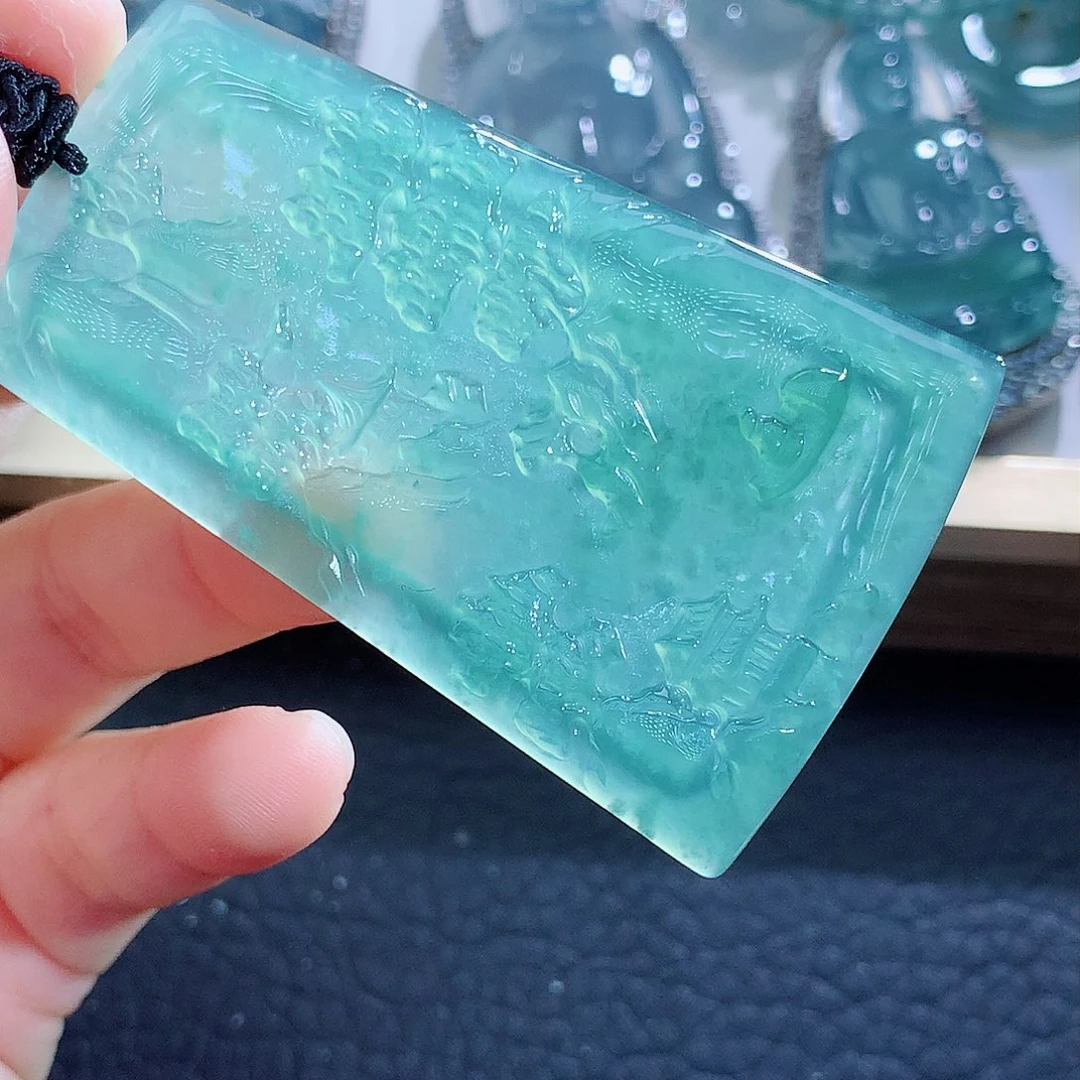 未镶嵌挂件翡翠翡翠