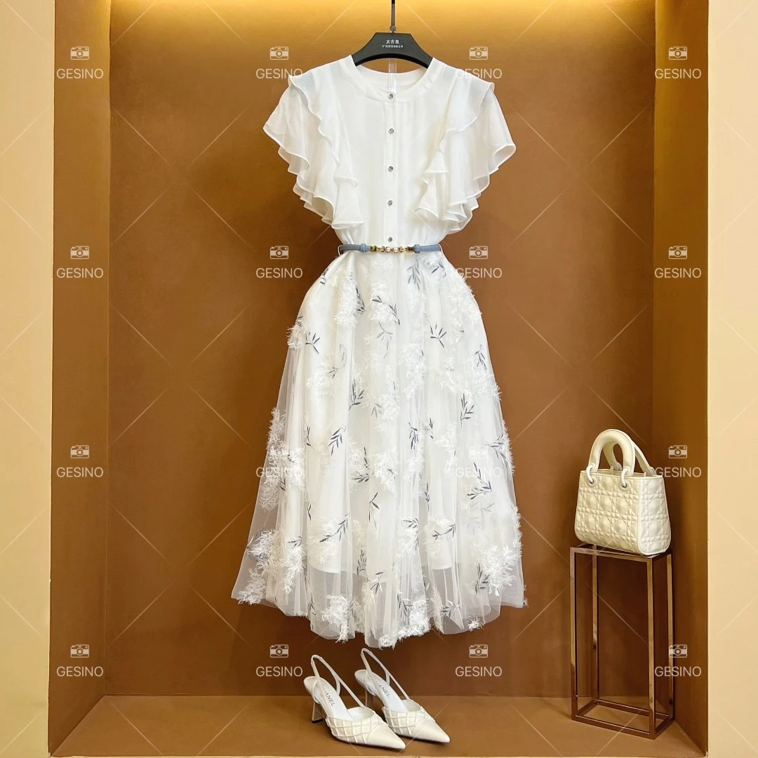 【G】春夏丨设计师款轻奢气质女装连衣裙CX-2024275