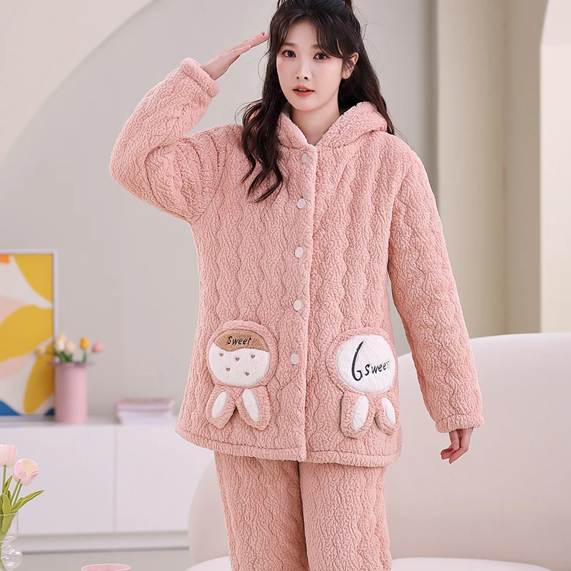 【品牌高货青沧 秋冬多款少量】364-404冬季睡衣高品质家居服套装