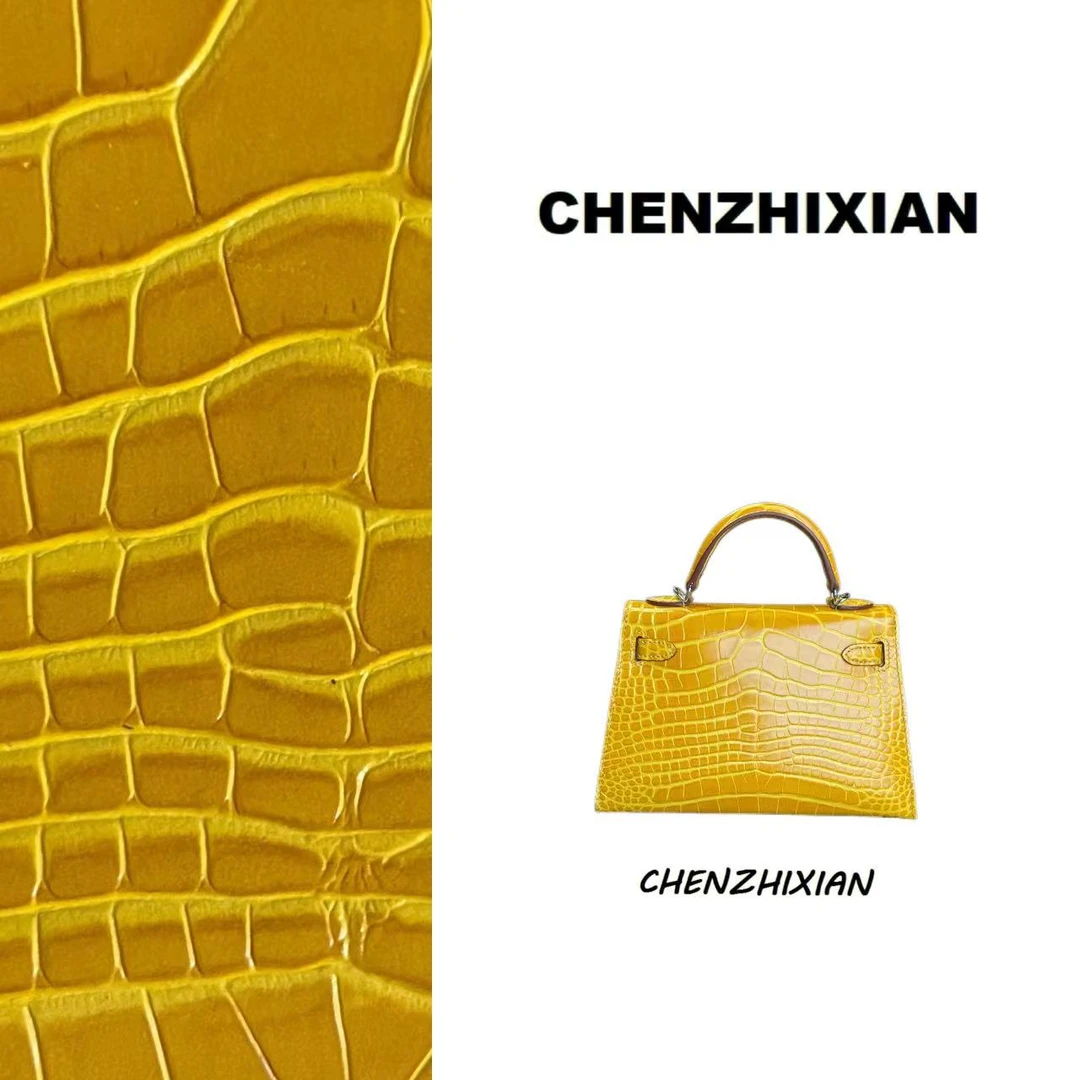 CHENZHIXIAN【Rose专属】19厘米两色压纹手提包