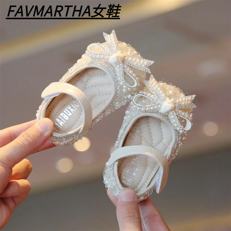 FAV MARTHA女宝宝鞋子一周岁生日春秋款女童公主婴儿学步鞋软底小