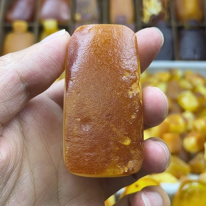 定制蜜蜡未镶嵌手把