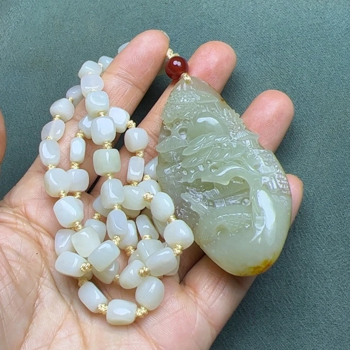 和田玉把件未镶嵌玲**剧