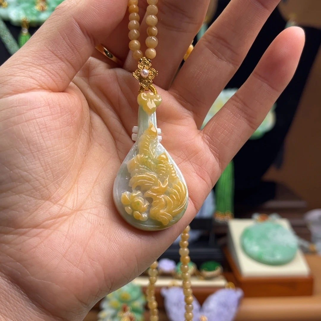 翡翠未镶嵌颈饰天然翡翠