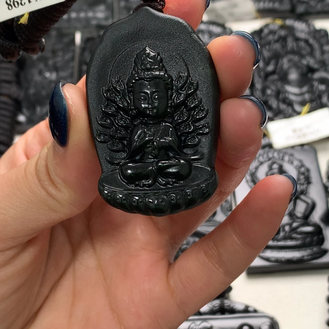 天然a货钢琴黑挂件