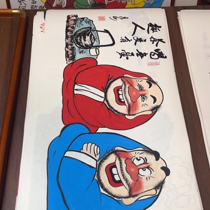 国画纯手绘禅意画作品