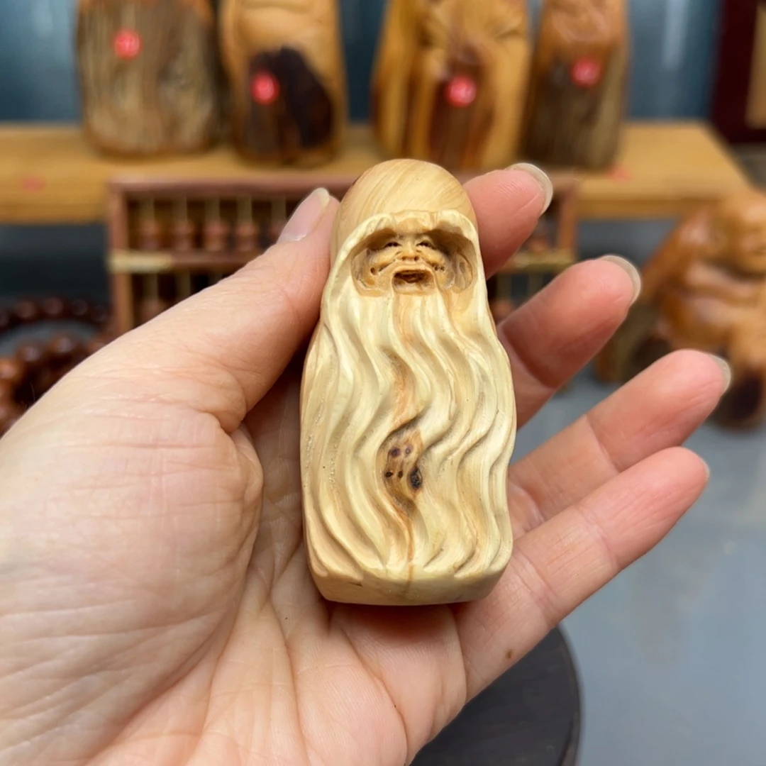 柏木崖柏木摆件手把件