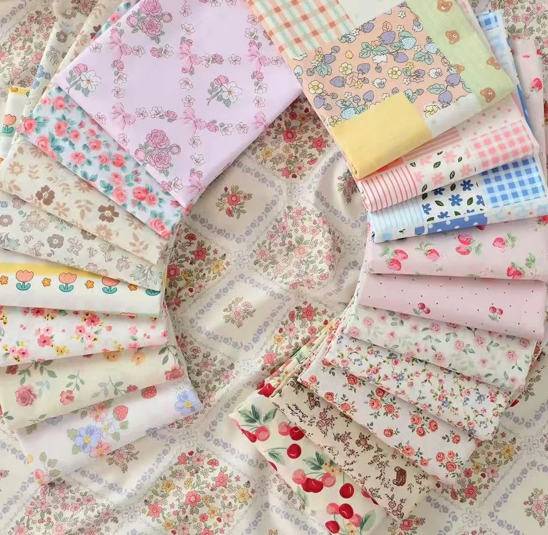 1温馨家居家纺四季加厚棉布透气针织布亲肤【微瑕布料，介意勿拍】