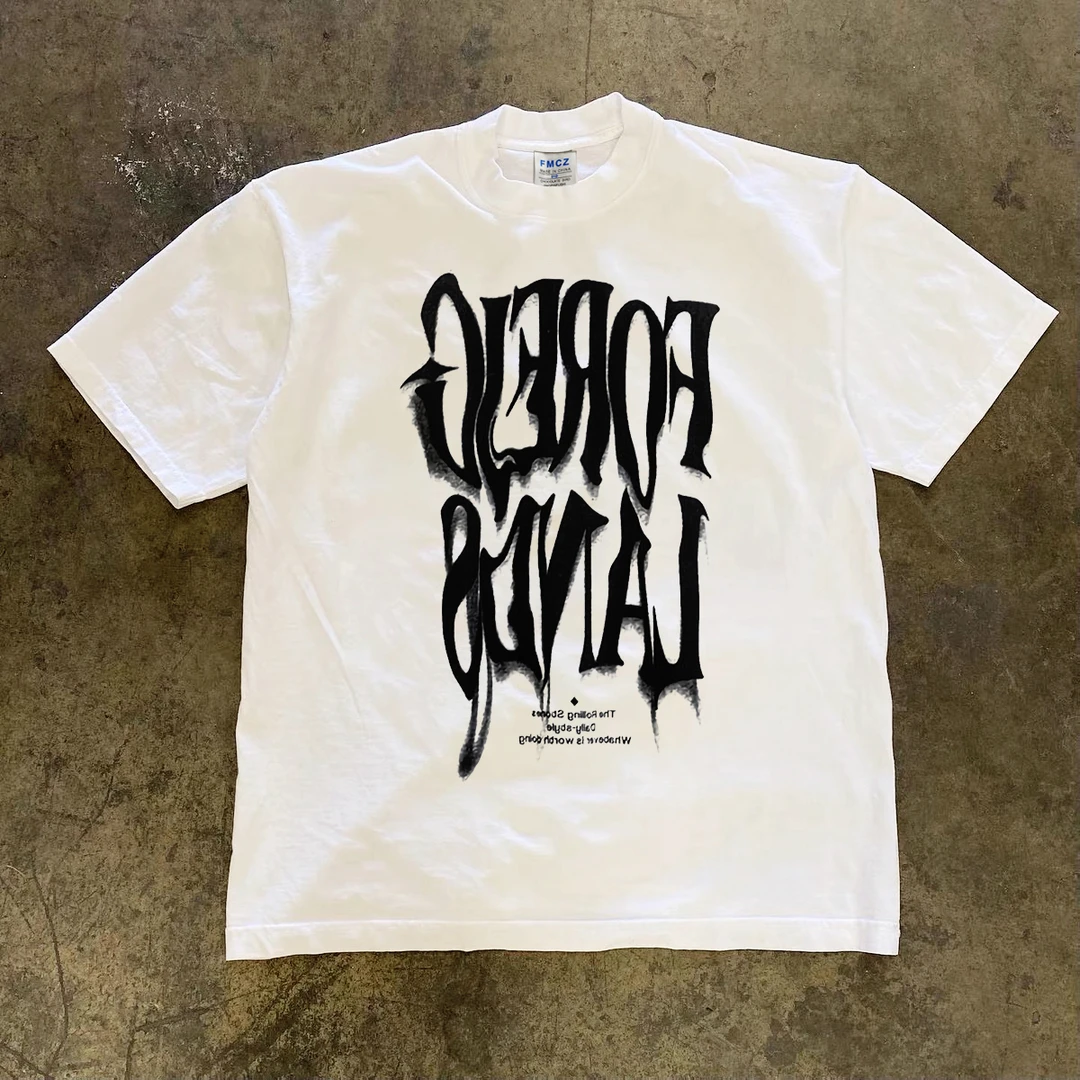 【LazyBody】男士短袖T恤2025夏季新短袖男款高克重纯棉休闲短袖t恤