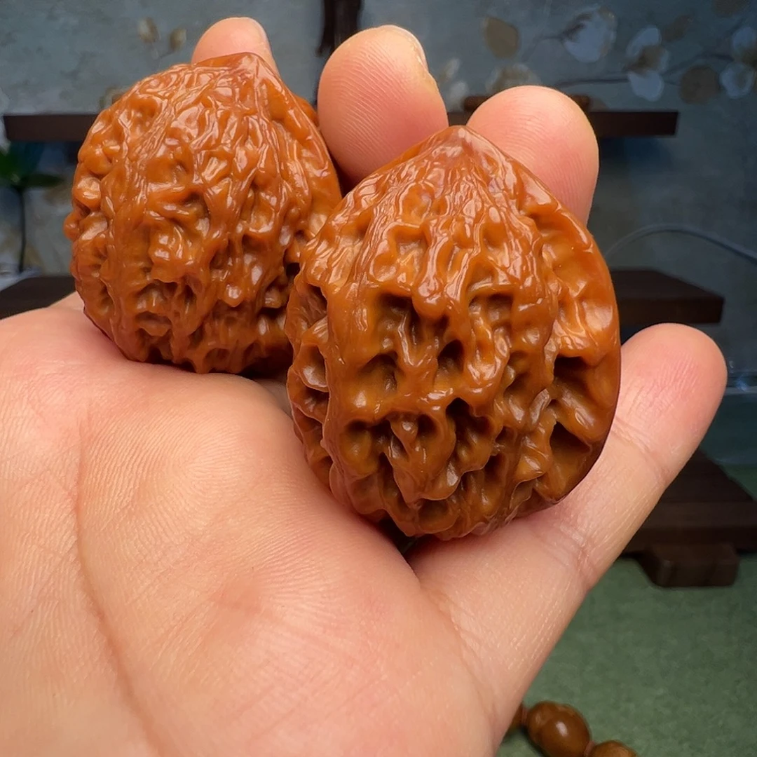 橄榄核手串/手链精品35核桃一对