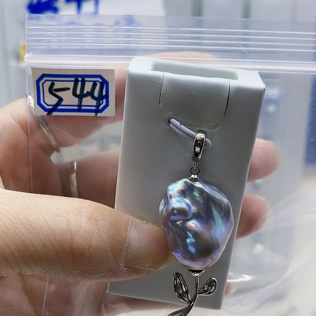 颈饰合金淡水珍珠