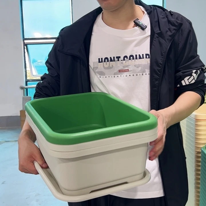 特价小菜盆长38宽29高14.5混色带托3只