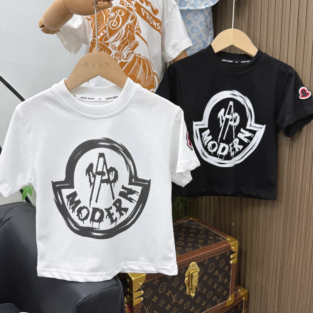 男童T恤圆领夏季印花短袖潮流休闲风休闲百搭