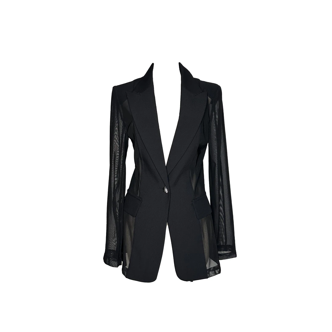 设计师春季轻奢时尚小众感气质款高级百搭休闲西服外套    X1903