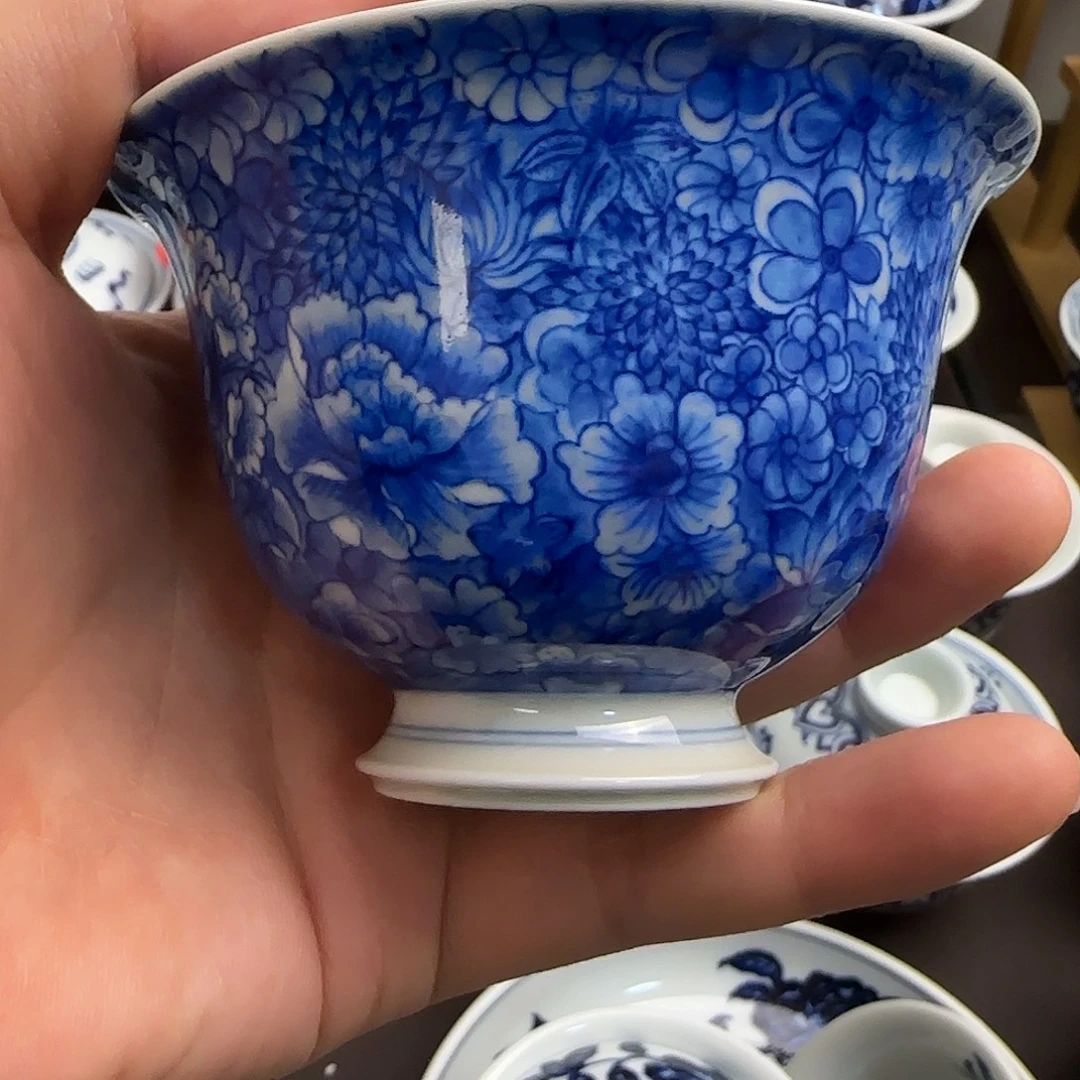 微瑕全手绘景德镇陶瓷