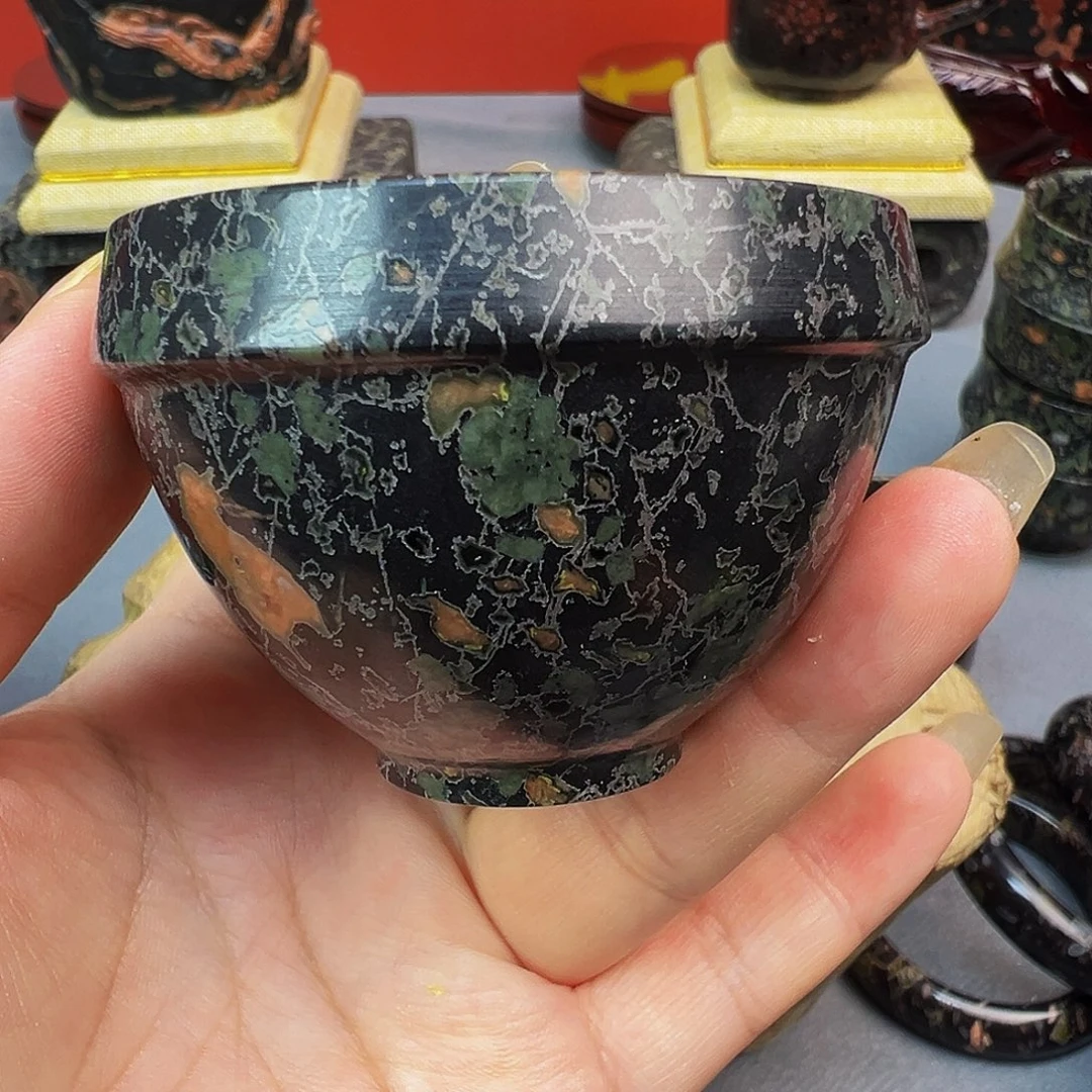 杨***士梅花玉斗笠杯茶周边