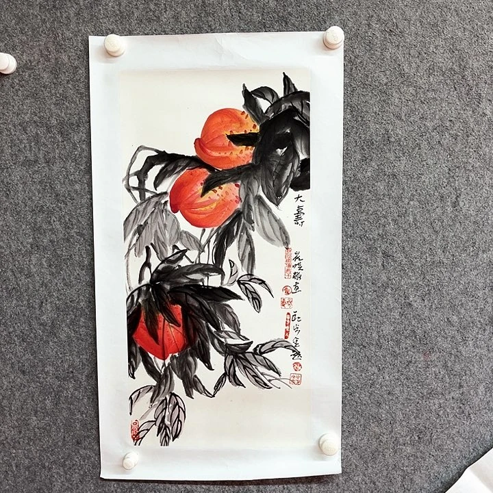 书法崔晓梅绘画作品大寿