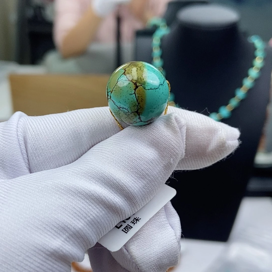 未镶嵌绿松石珠宝奇石