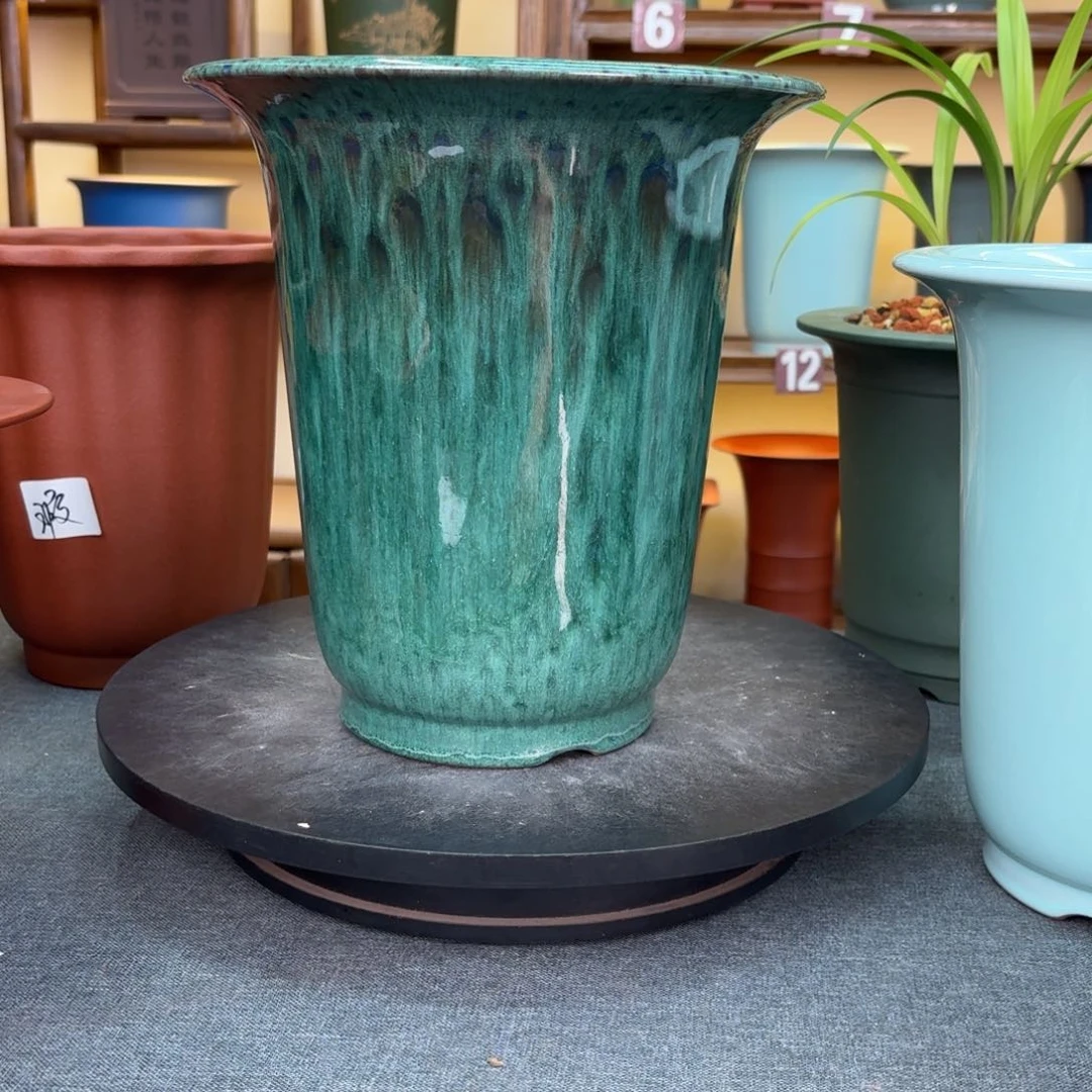 嘿***珼紫砂花盆福袋奖品高度24外口23包邮