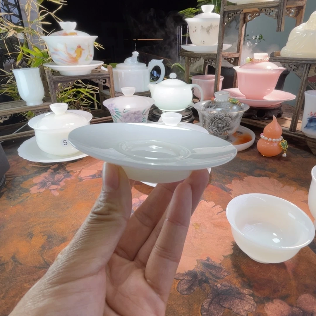 璞玉釉烧小杯垫9cm