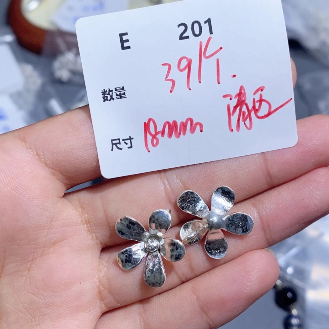 银S925镶嵌颈饰水晶E201