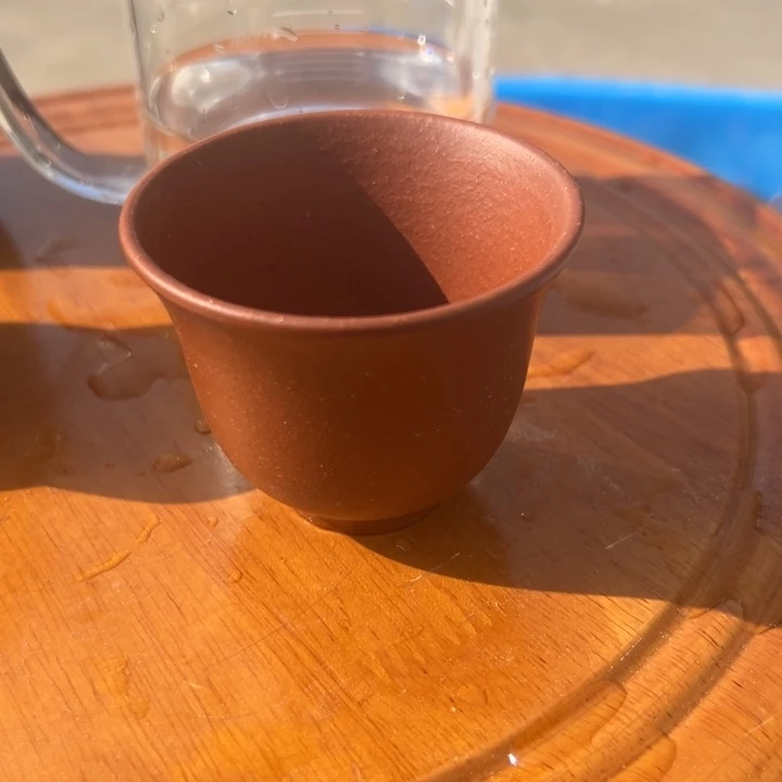 茶案紫砂降坡杯子100cc