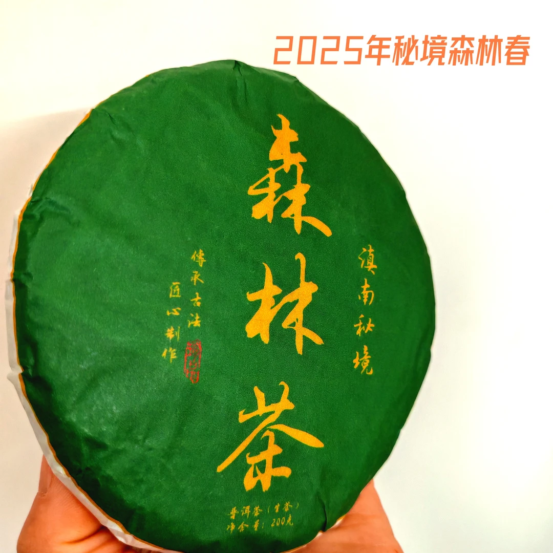 滇南秘境森林茶苦茶古树普洱茶生茶紧压200g