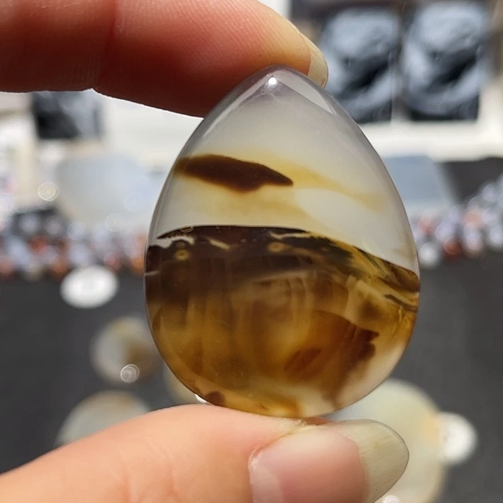 玛瑙/玉髓未镶嵌吊坠(不含链)