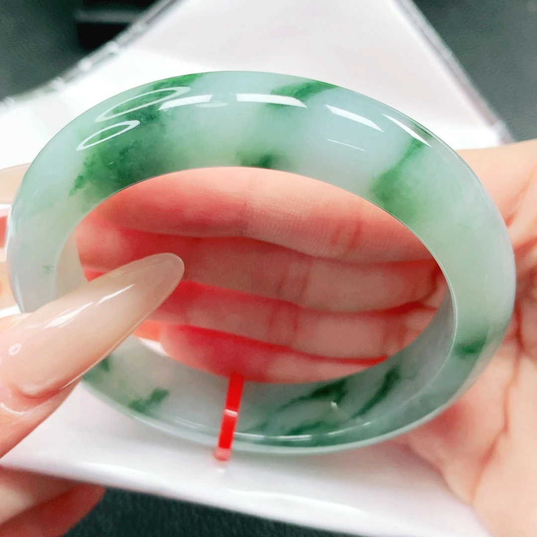 翡翠未镶嵌手镯58