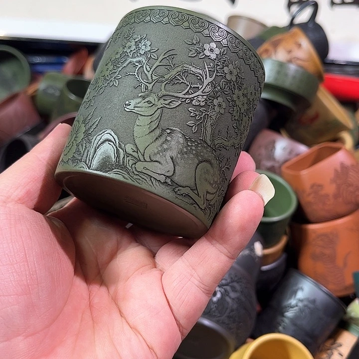 茶杯紫砂全手工紫砂主人杯