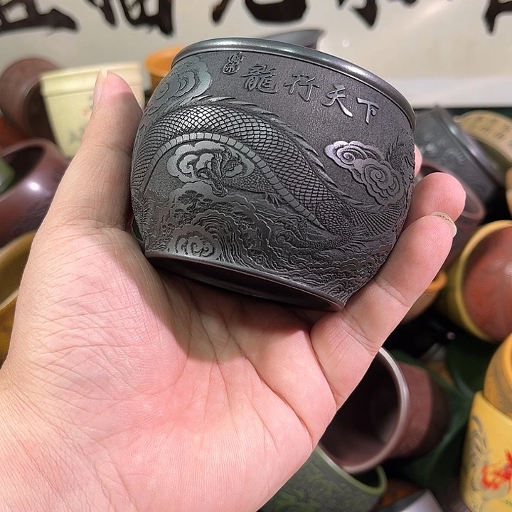 茶杯紫砂全手工紫砂主人杯