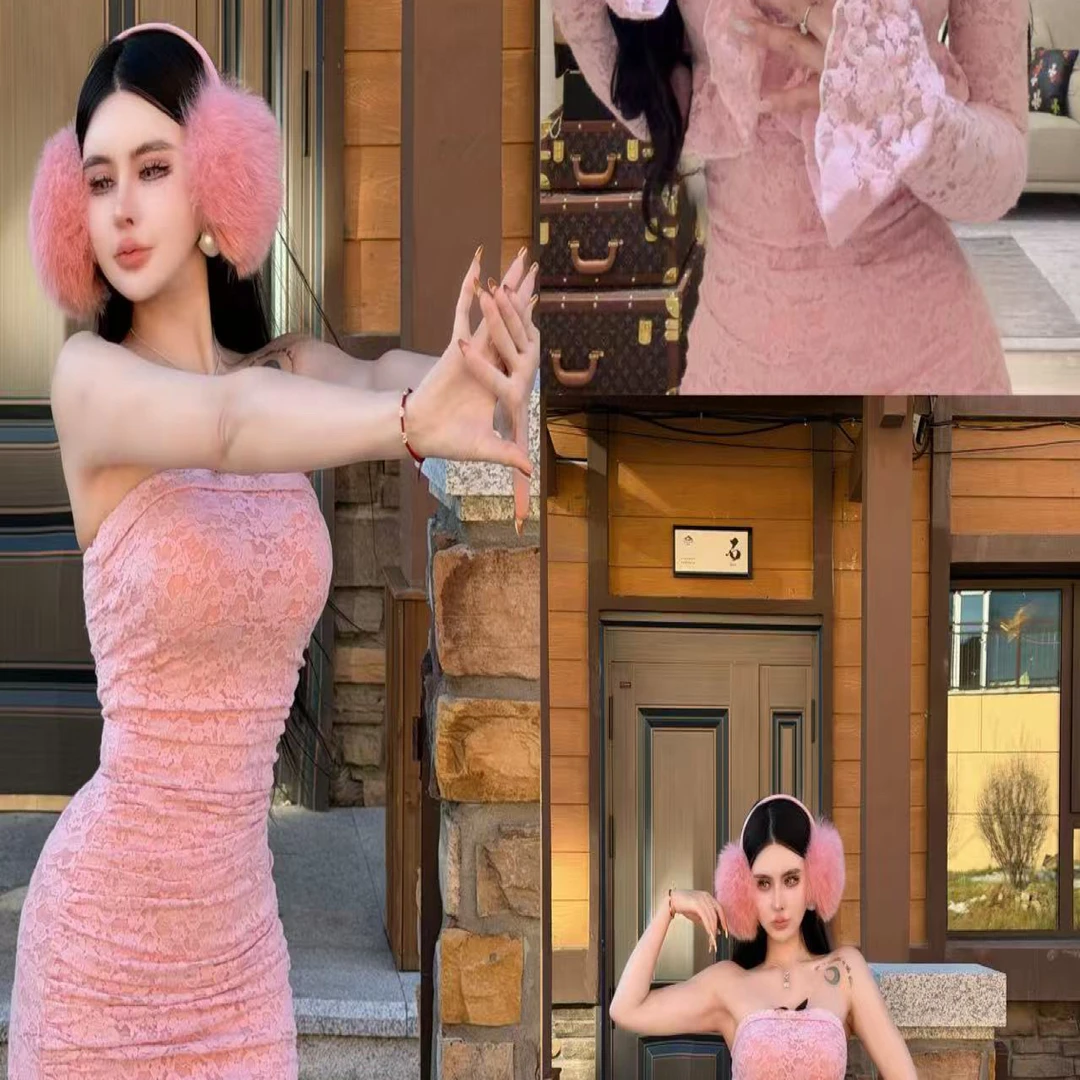 【软糯粉嘟嘟】原创设计性感蕾丝套装