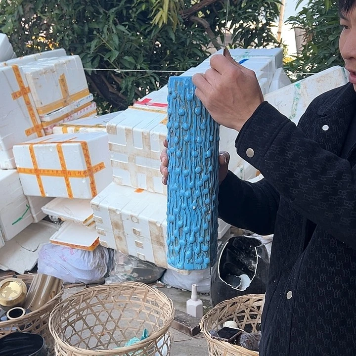 瓶高度35厘米口径8厘米微瑕捡漏