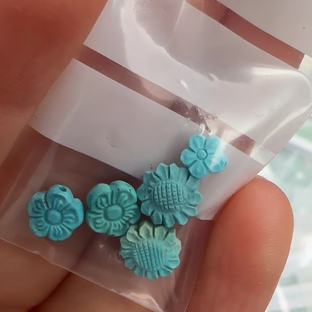 绿松石珠宝半成品未镶嵌