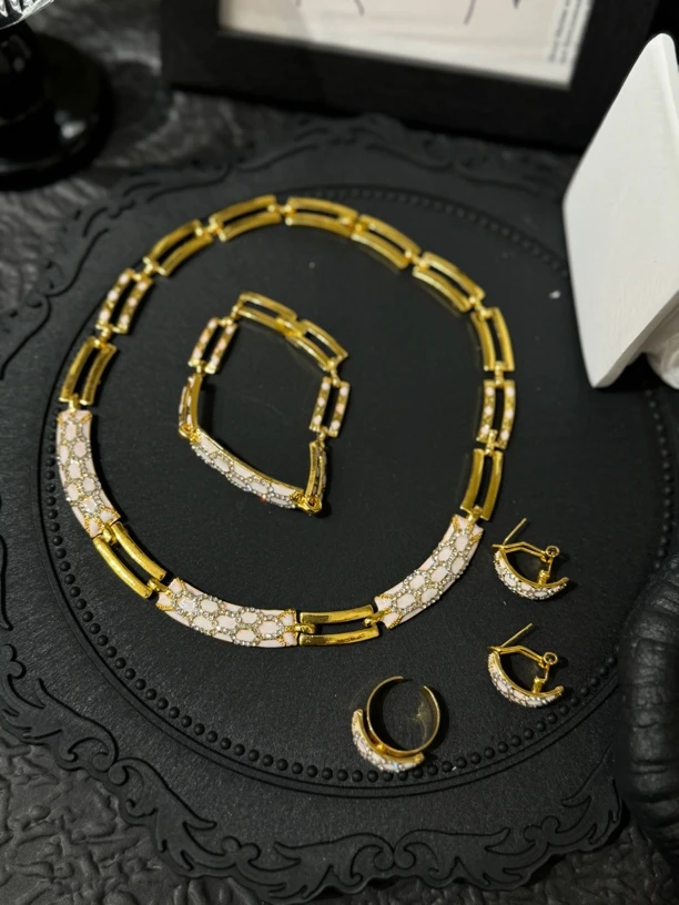 钛钢项链 LARVINA蛇元素项链套装