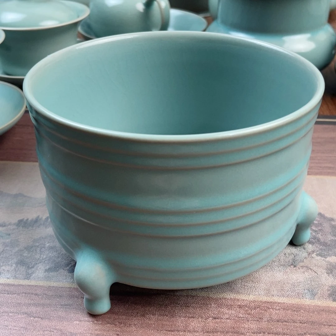 摆件原产地原矿汝瓷～茶器