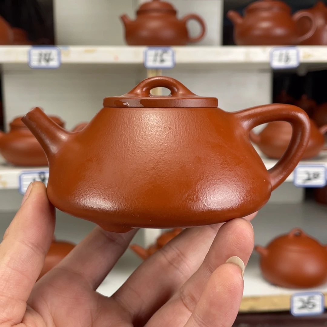 茶壶紫砂赵庄朱泥全手工200毫升