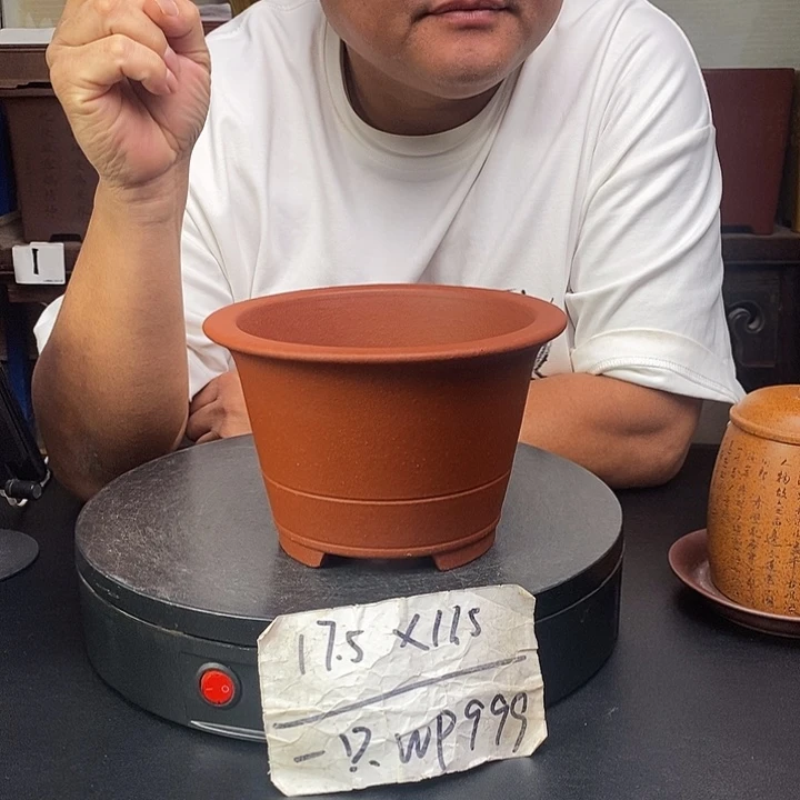 紫砂花盆货号一只WP999