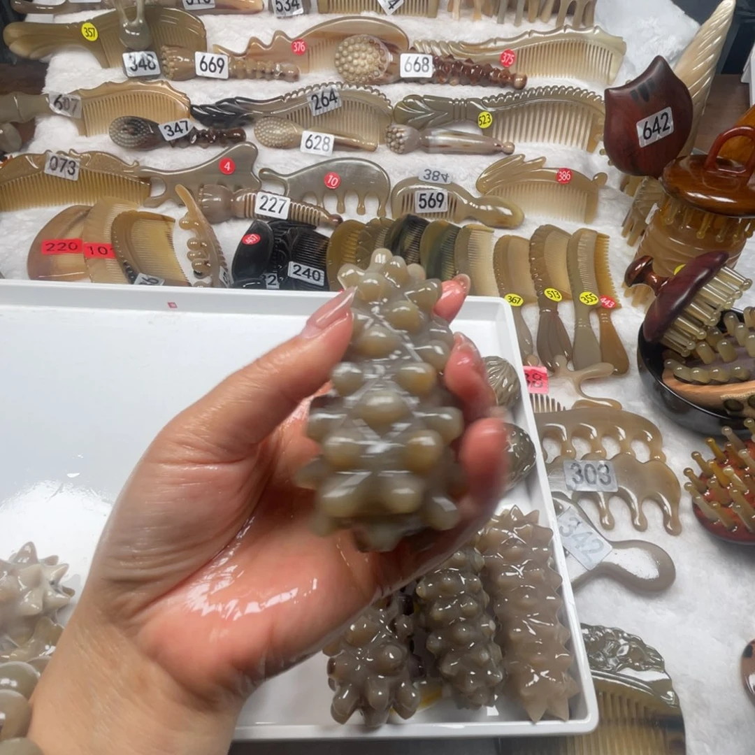 ****࿐牛角梳福利款梳子