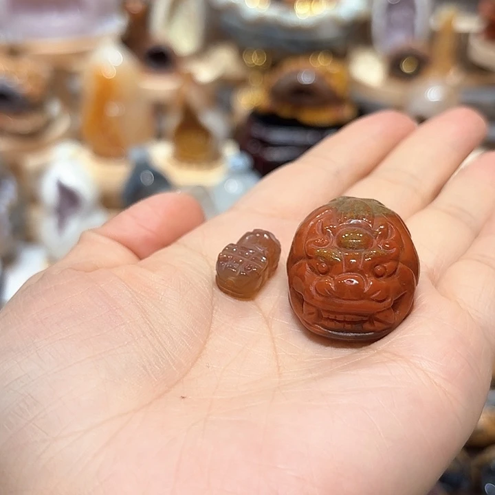 星***狐未镶嵌大型摆件（非配饰）水晶貔貅